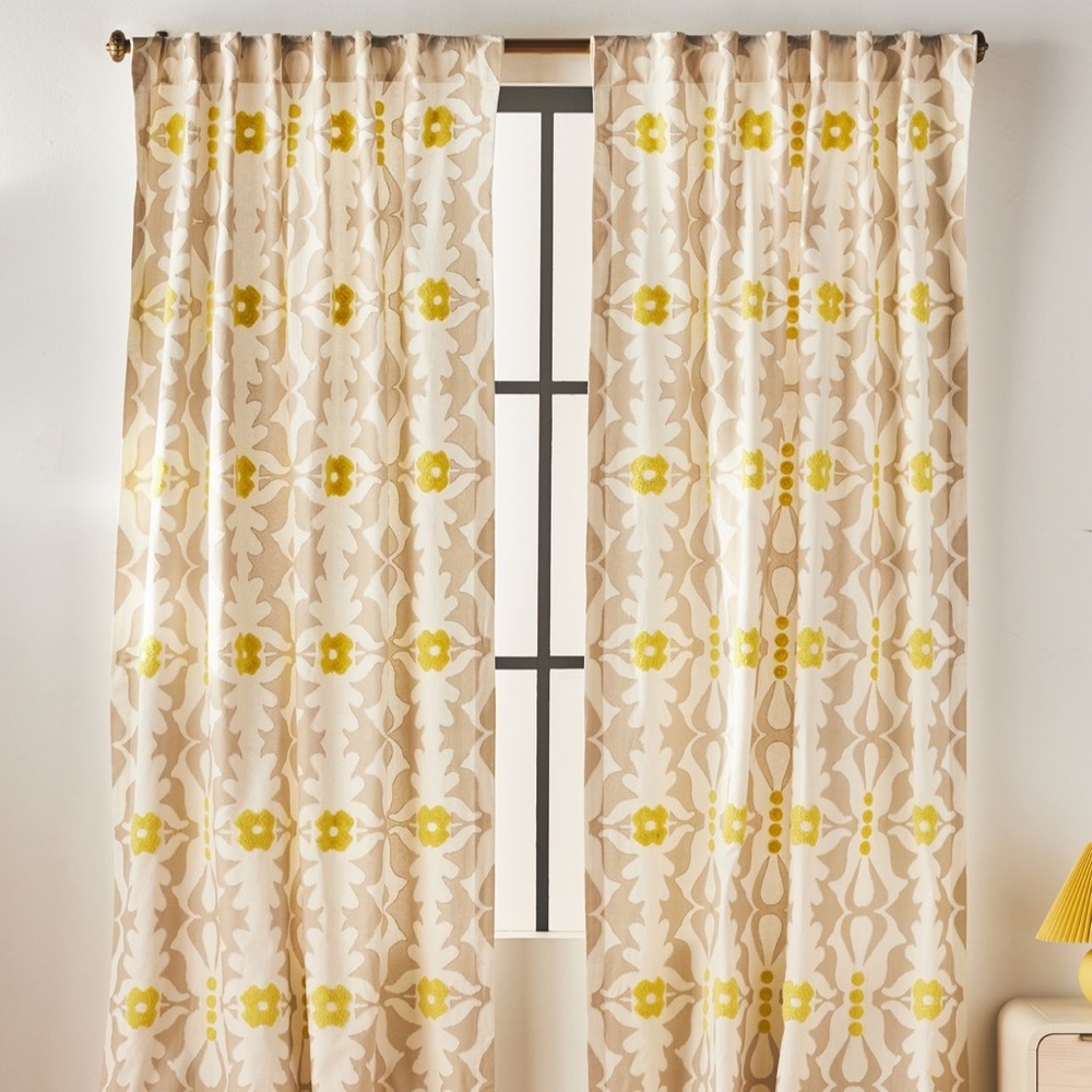 Anthropologie Kemala Curtain Panel Set